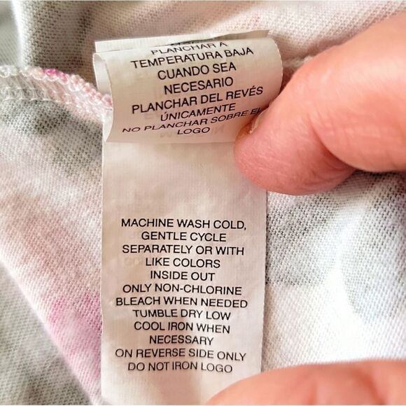 The Children's Place Floral Skaters Dress Short Sleeves Pink Green Sz 4T - Picture 7 of 8